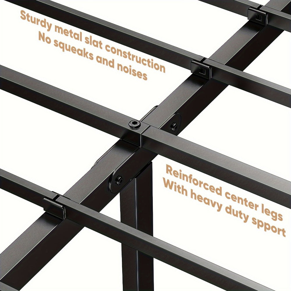 Metal Bed Frame, Mattress Support Frame for Bedroom Comfort and Support detail image - detail view 8