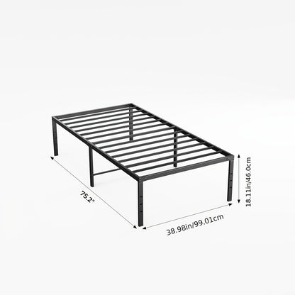 Bed Frame shown in the Twin (18IN) option