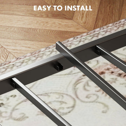 Metal Bed Frame with Headboard and Footboard and Tool-Free Assembly for Bedroom detail image - detail view 11