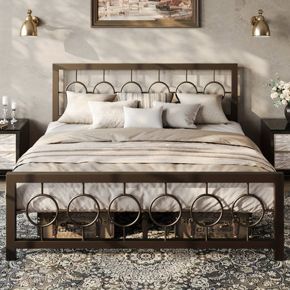 Bed Frame shown in the Brown, King option