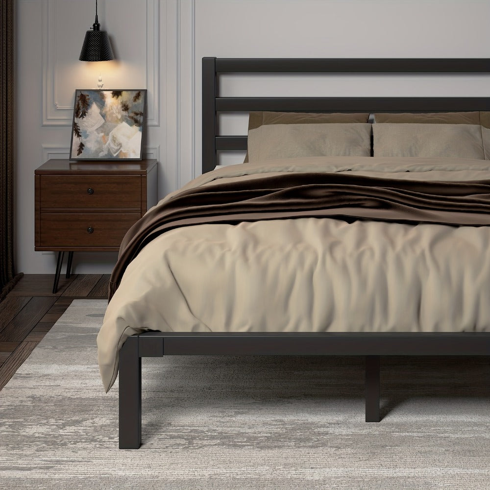 Metal Bed Frame with No Box Spring Needed for Bedroom Comfort and Support detail image - detail view 10