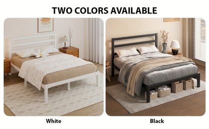 Metal Bed Frame with No Box Spring Needed for Bedroom Comfort and Support detail image - detail view 15