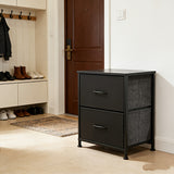 2-drawer cabinet-Black*1