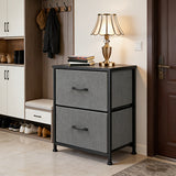 2-drawer cabinet-Gray*1