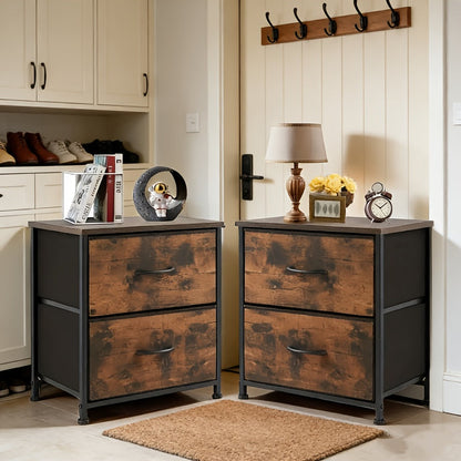 Storage Cabinet shown in the 2-drawer cabinet-Rust*2 option