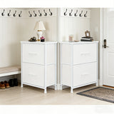 2-drawer cabinet-White*2