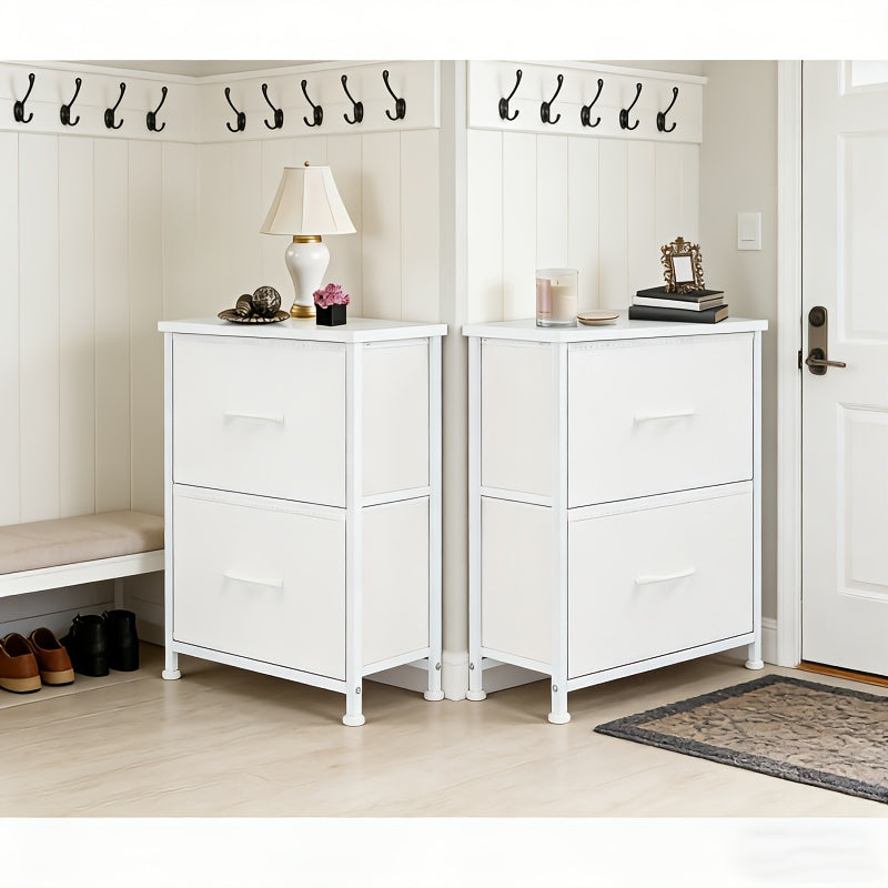 Storage Cabinet shown in the 2-drawer cabinet-White*2 option