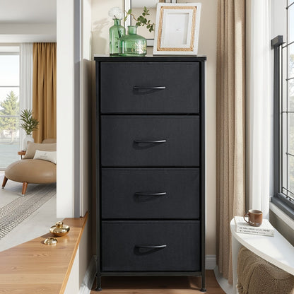 Storage Cabinet shown in the 4-drawer cabinet-Black option