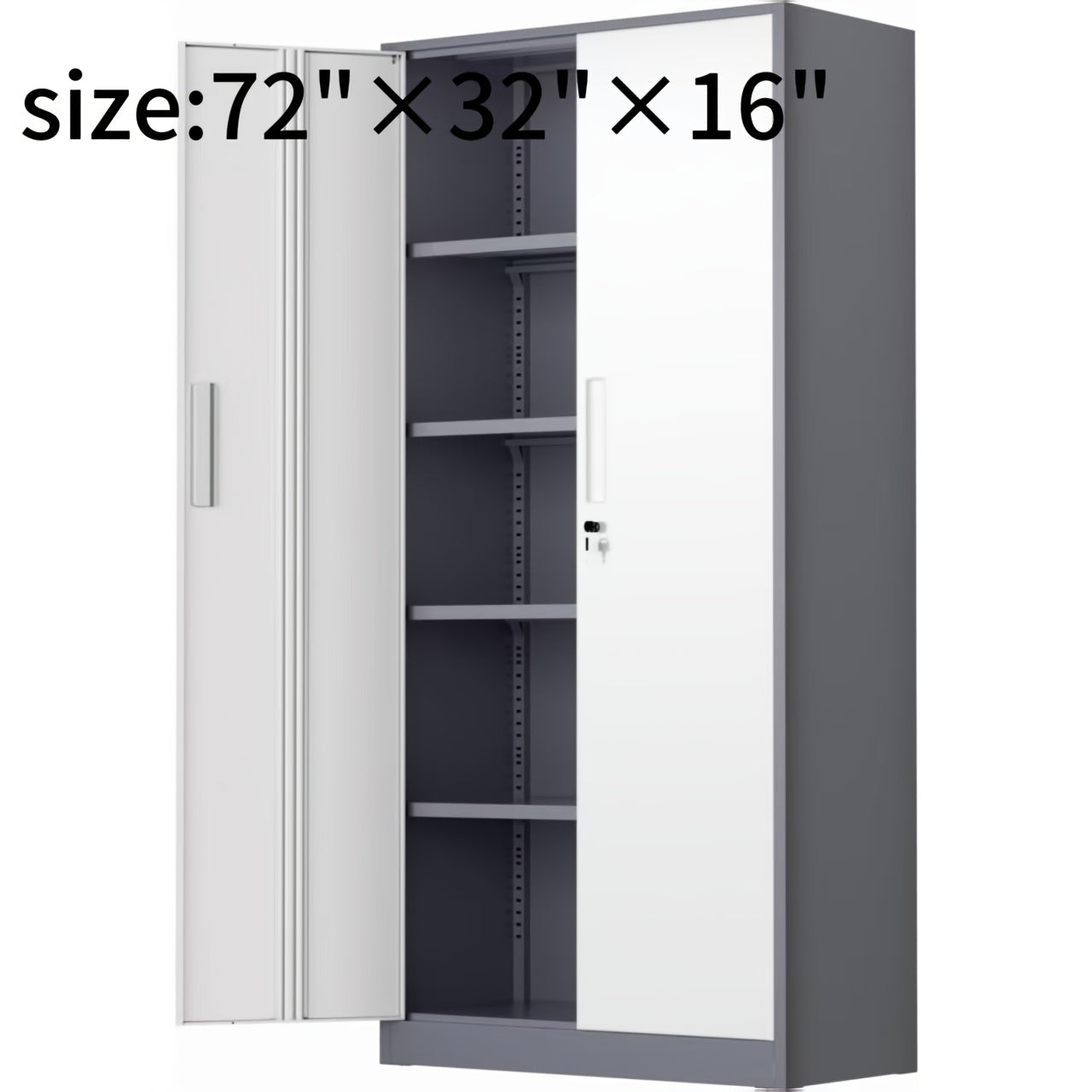 Filing Cabinet shown in the 72-inch Double Gray option