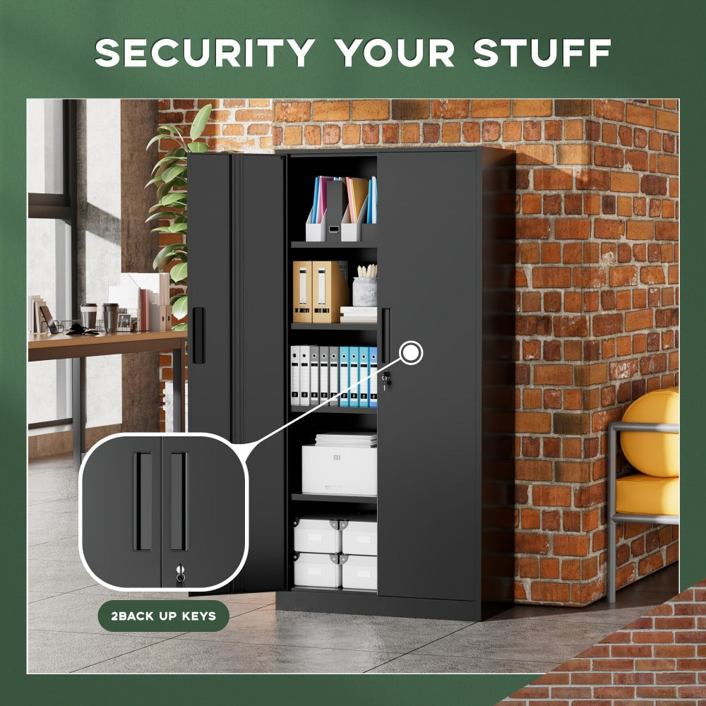 Metal Filing Cabinet with Multiple Color Options for Home Office detail image - detail view 4