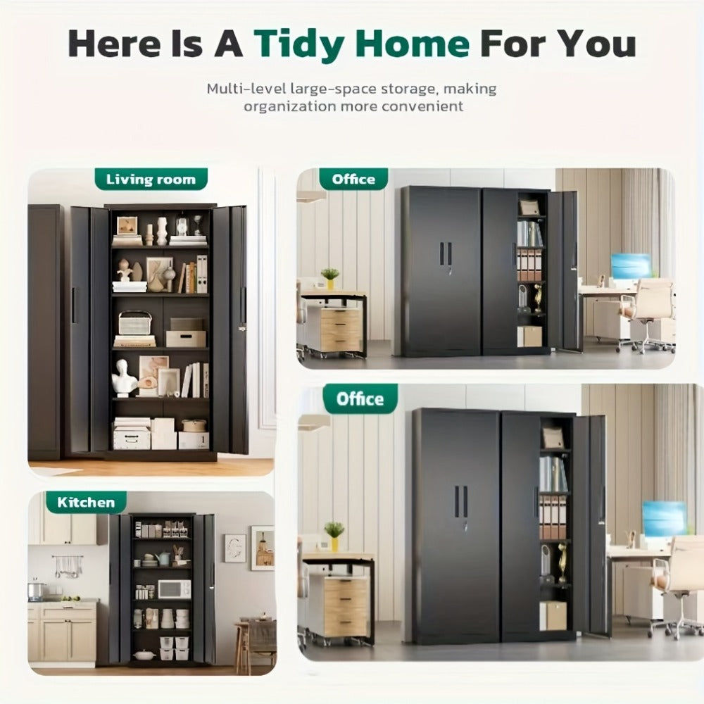 Metal Filing Cabinet with Multiple Color Options for Home Office detail image - detail view 8