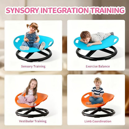 Metal Kids Sensory Swivel Chair with Multiple Color Options, Active Seating Chair detail image - detail view 14