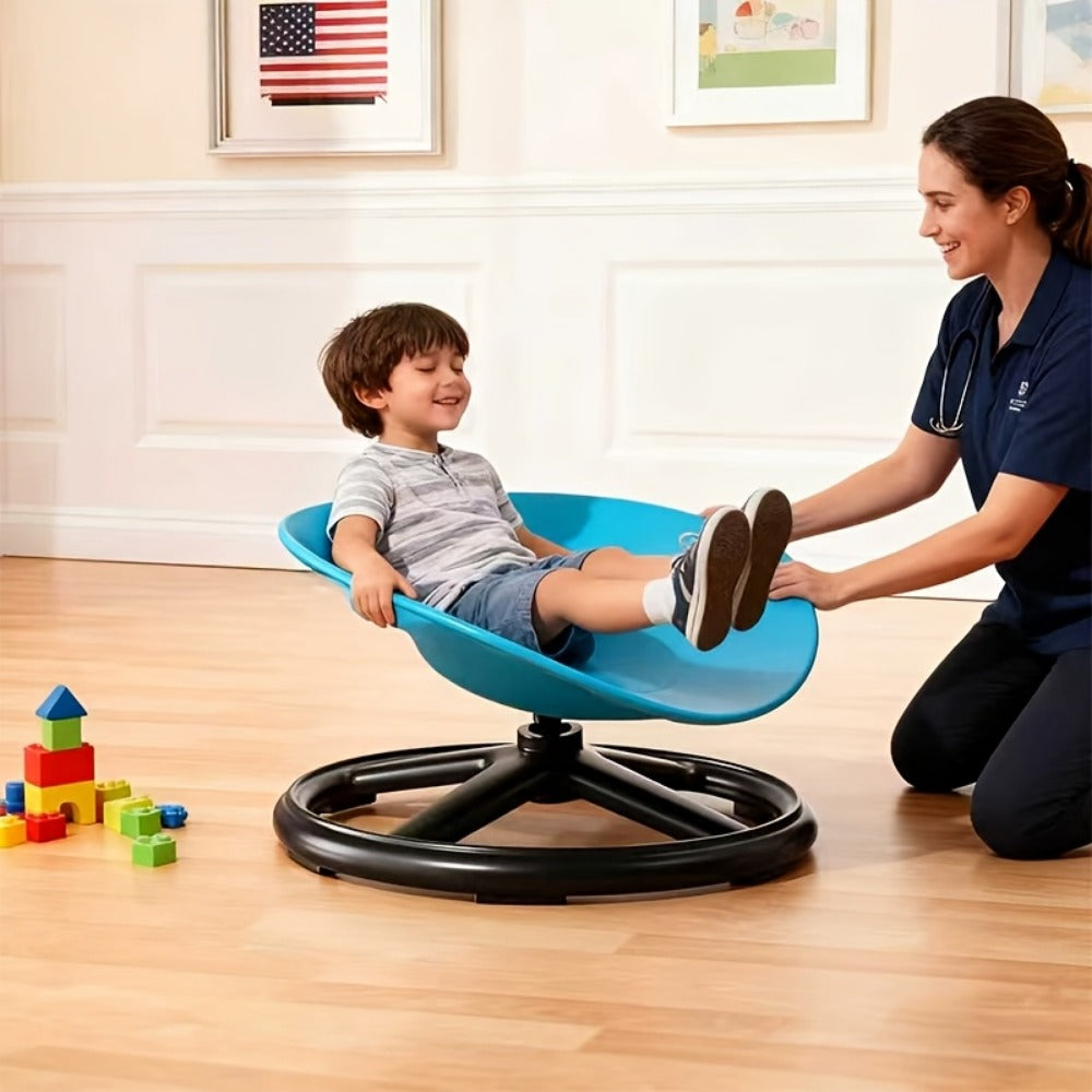 Metal Kids Sensory Swivel Chair with Multiple Color Options, Active Seating Chair detail image - detail view 8