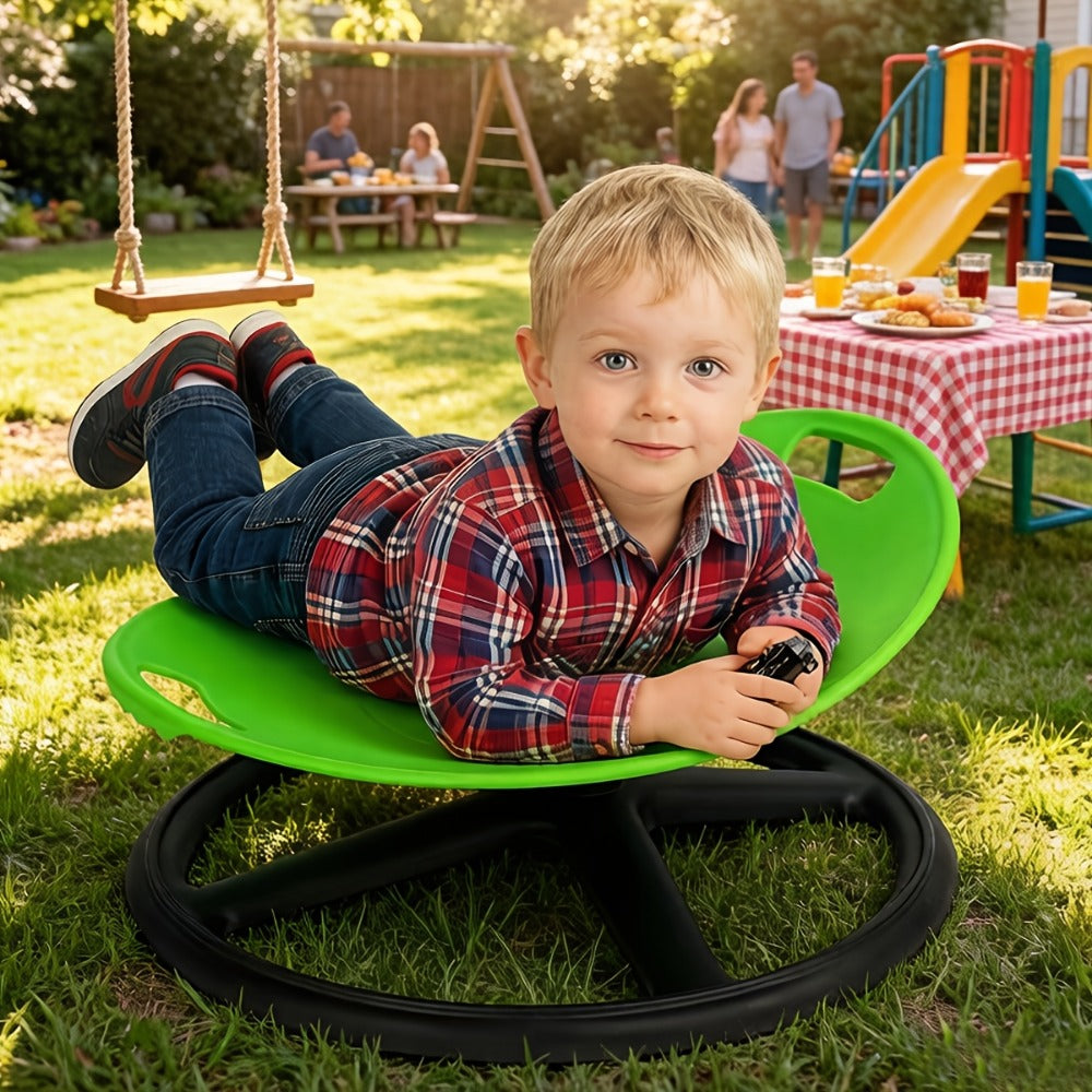 Metal Kids Sensory Swivel Chair with Non-Slip Base and 360° Swivel for Kids' Room detail image - detail view 12