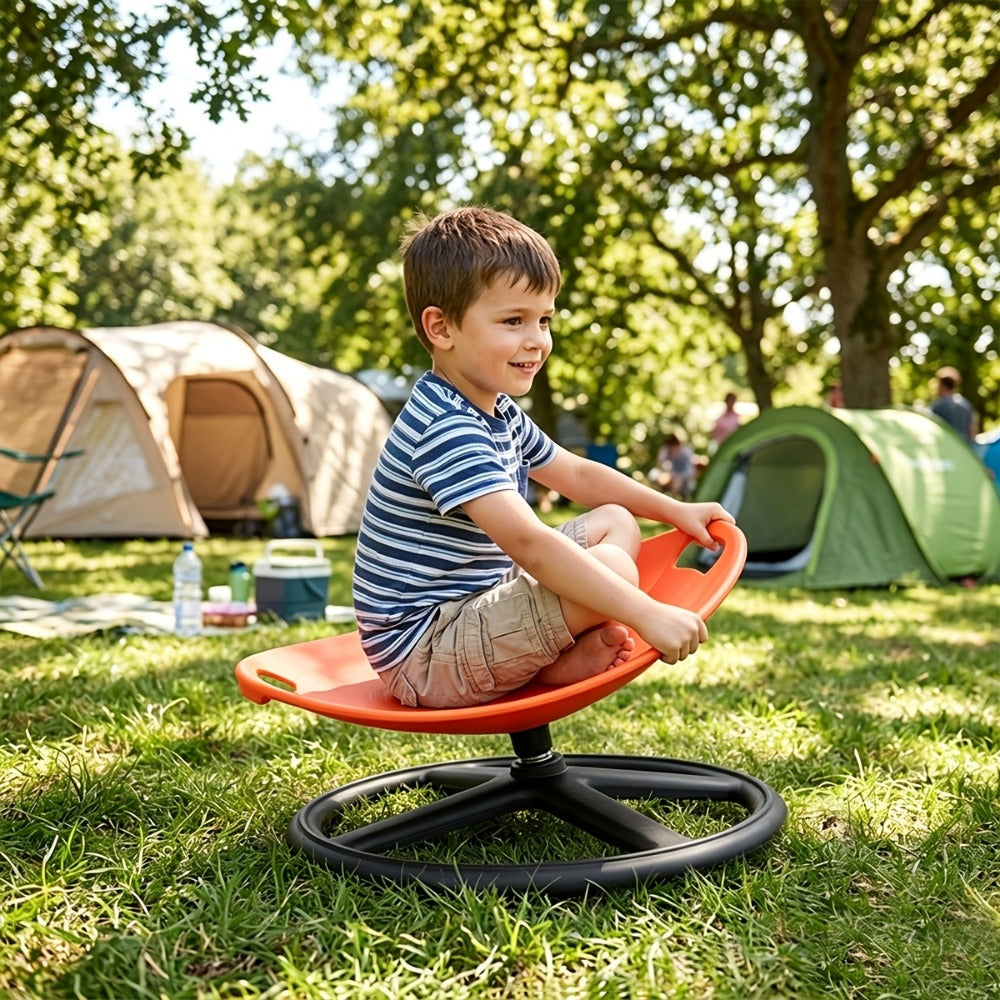 Metal Kids Sensory Swivel Chair with Non-Slip Base and 360° Swivel for Kids' Room detail image - detail view 13