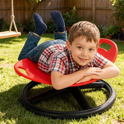 Metal Kids Sensory Swivel Chair with Non-Slip Base and 360° Swivel for Kids' Room detail image - detail view 3