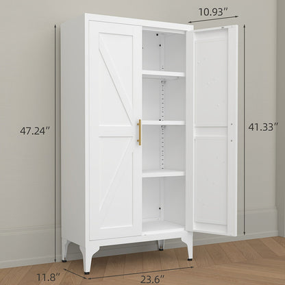 Storage Cabinet shown in the 47 inch White option