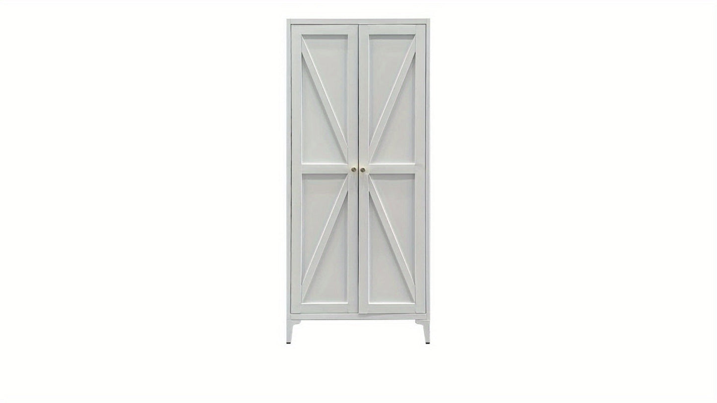 Metal Kitchen Pantry Cabinet with Adjustable Shelves for Organized Everyday Storage detail image - detail view 17