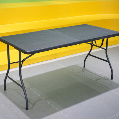 Folding Table shown in the 6FT-black option
