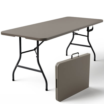 Folding Table shown in the 6FT-Khaki option