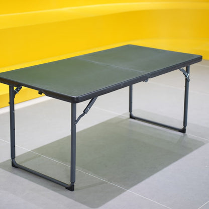 Metal Plastic Folding Table, Portable Fold-Up Table for Patio detail image - detail view 13