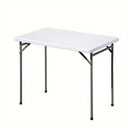 Metal Plastic Folding Table, Portable Fold-Up Table for Patio detail image