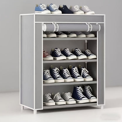 Metal Shoe Rack with Tool-Free Assembly, Closet Shoe Shelf for Entryway detail image - detail view 3