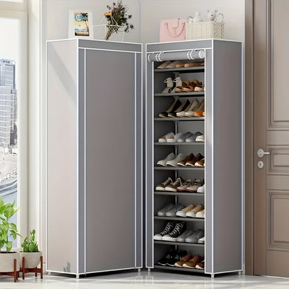 Metal Shoe Rack with Tool-Free Assembly, Closet Shoe Shelf for Entryway detail image - detail view 5