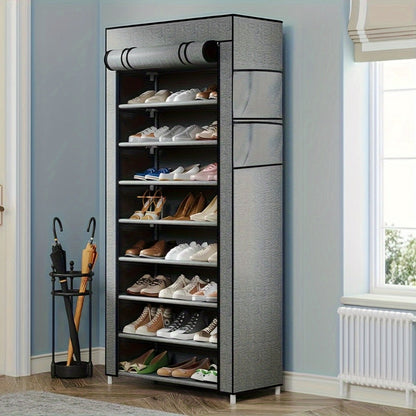 Metal Shoe Rack with Tool-Free Assembly, Closet Shoe Shelf for Entryway detail image - detail view 7
