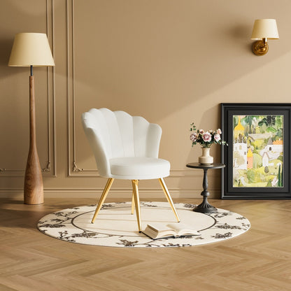 Metal Velvet Dining Chair with Multiple Color Options for Kitchen detail image - detail view 9