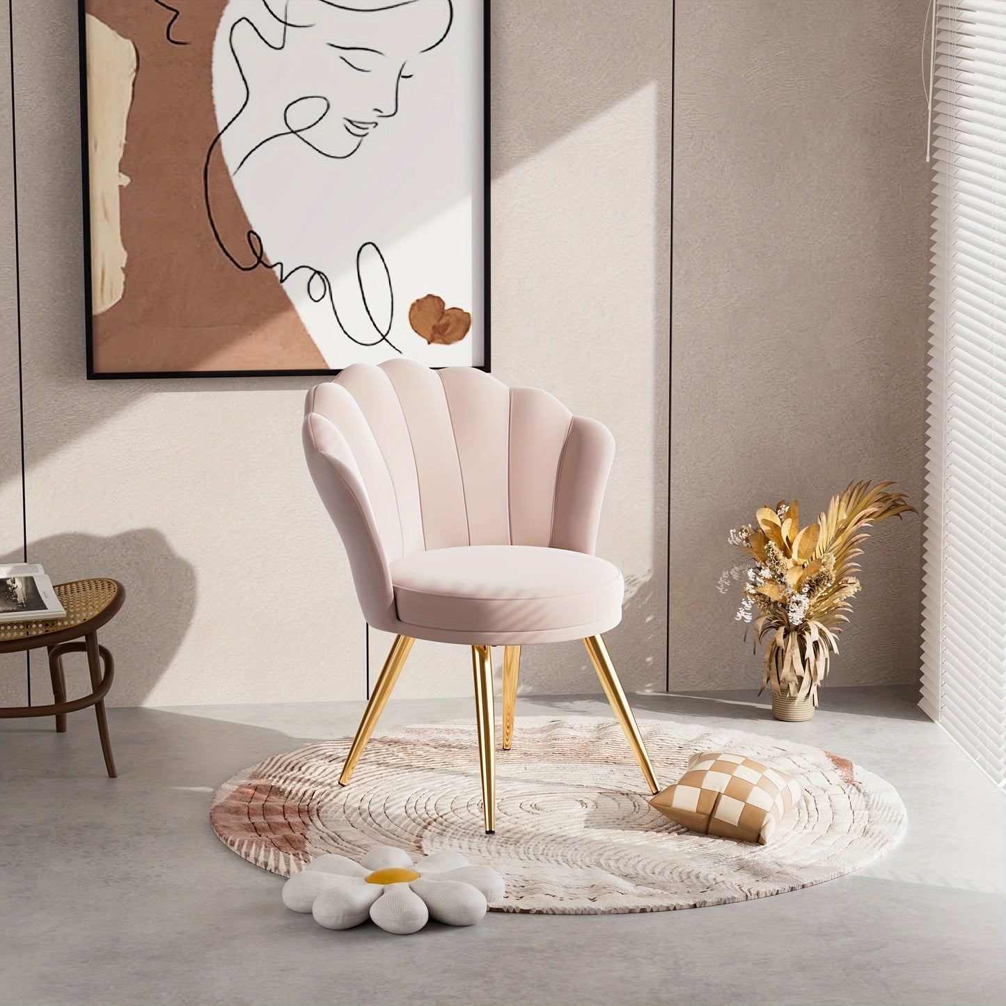 Dining Chair shown in the pink option