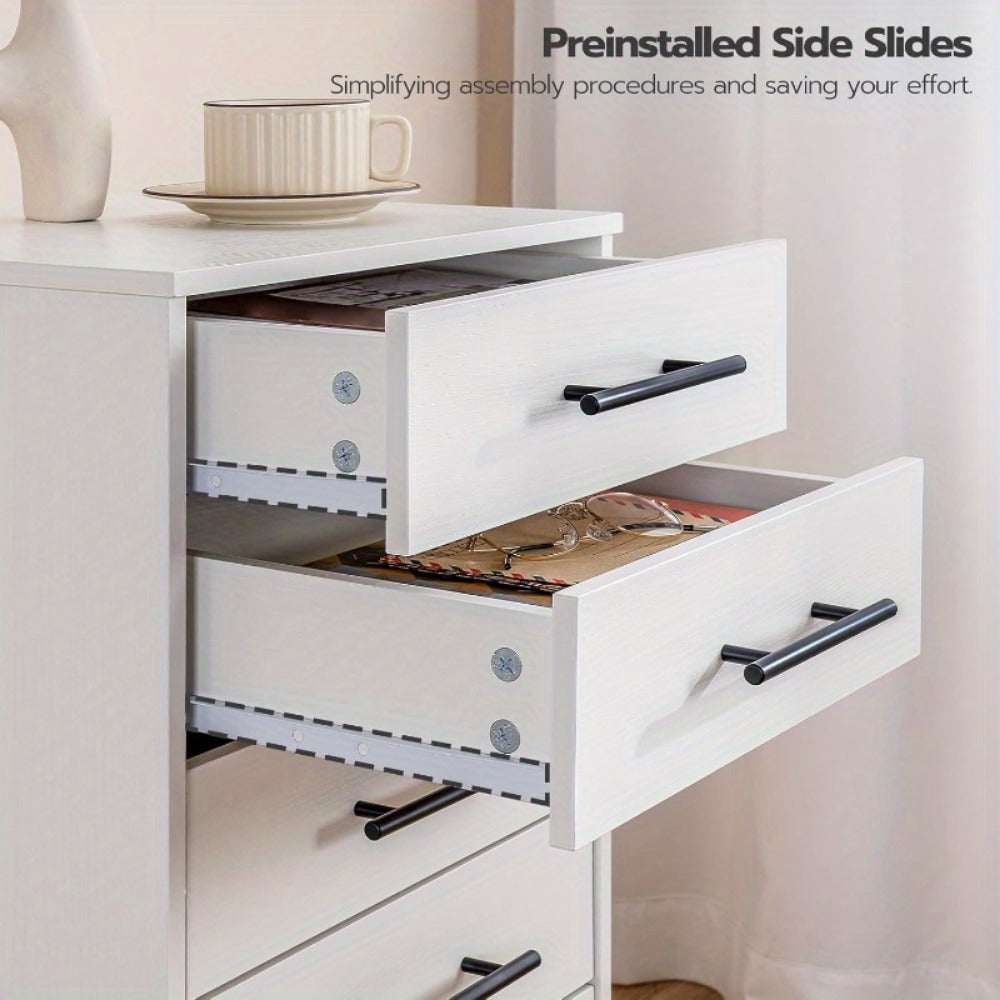 Multi-Drawer Rolling Bathroom Storage Cabinet, Freestanding Storage Cupboard detail image - detail view 6