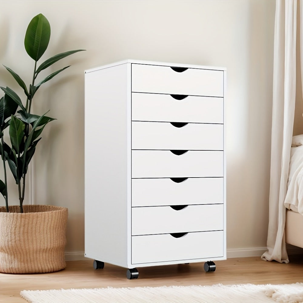 Storage Cabinet, Rolling with Fabric Drawers on Wheels, 5 or 7 Drawer Organizer Cart shown in the main product view