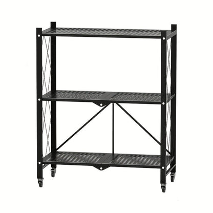 Multi-Tier Foldable Storage Shelf for Living Room and Home Office detail image - detail view 3