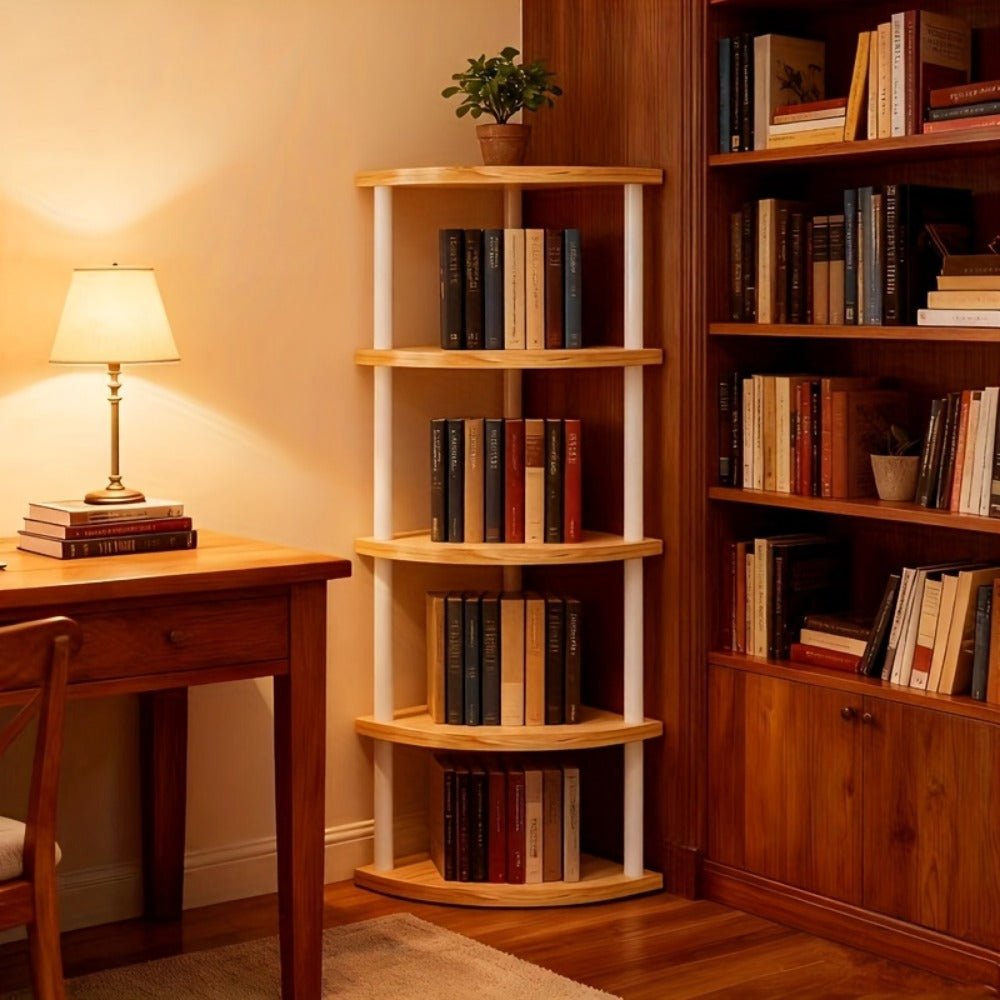 Multi-Tier Freestanding Bookshelf, Home Library Organizer for Organized Everyday Storage detail image - detail view 11