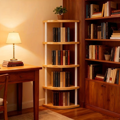 Multi-Tier Freestanding Bookshelf, Home Library Organizer for Organized Everyday Storage detail image - detail view 11