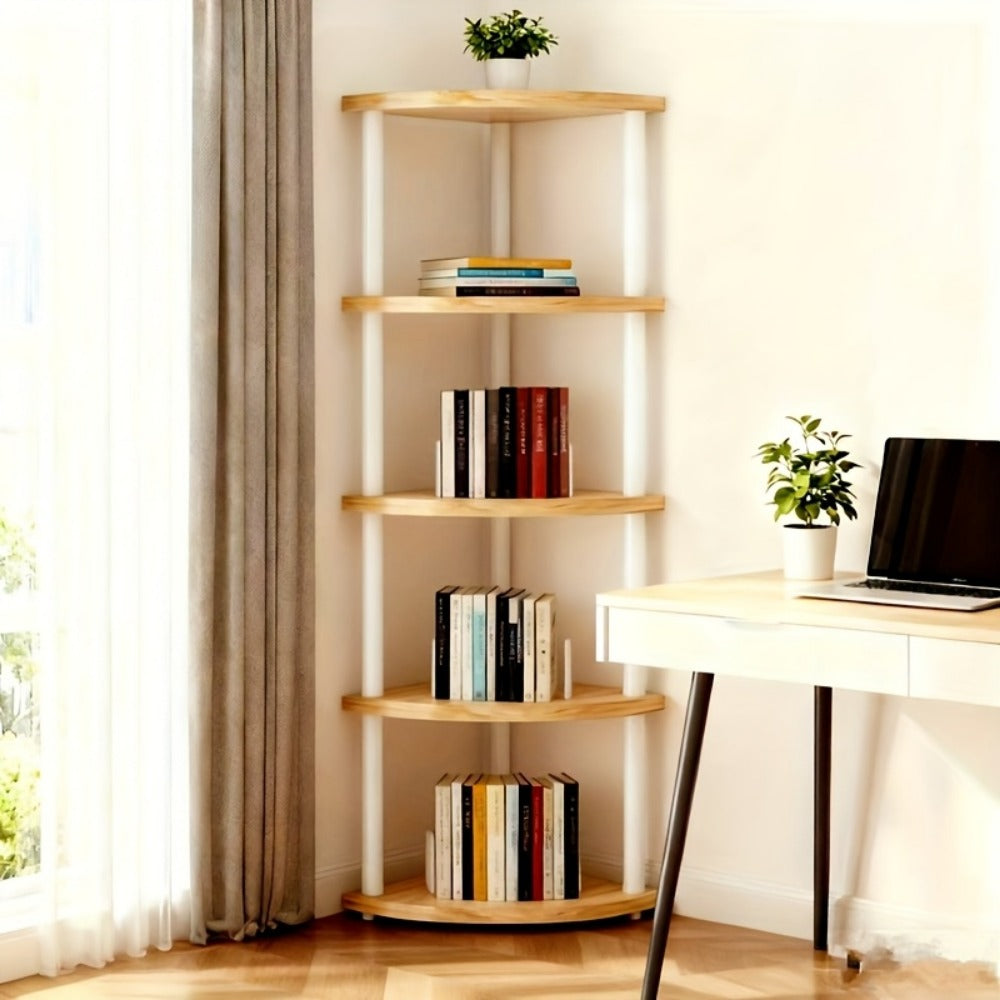 Multi-Tier Freestanding Bookshelf, Home Library Organizer for Organized Everyday Storage detail image - detail view 12