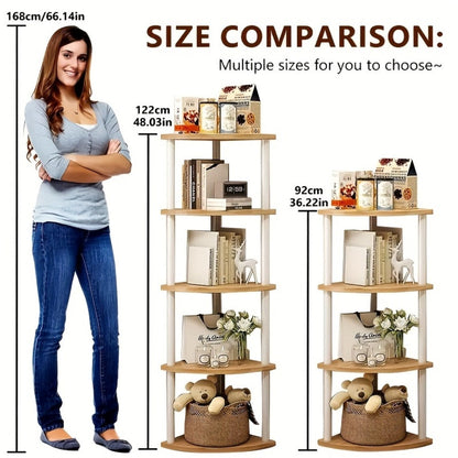 Multi-Tier Freestanding Bookshelf, Home Library Organizer for Organized Everyday Storage detail image - detail view 15