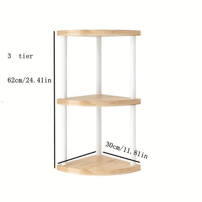 Multi-Tier Freestanding Bookshelf, Home Library Organizer for Organized Everyday Storage detail image - detail view 3