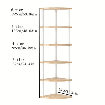 Multi-Tier Freestanding Bookshelf, Home Library Organizer for Organized Everyday Storage detail image - detail view 4