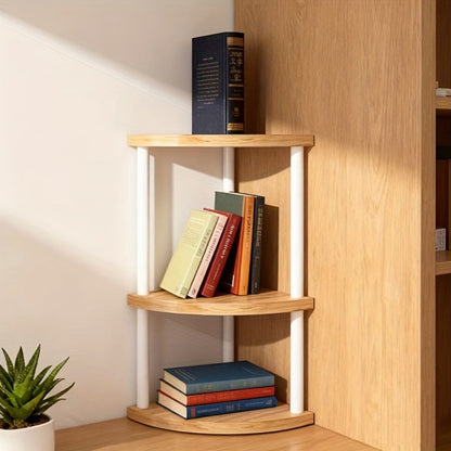 Multi-Tier Freestanding Bookshelf, Home Library Organizer for Organized Everyday Storage detail image - detail view 6