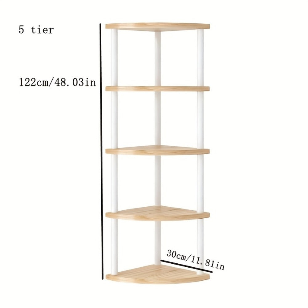 Multi-Tier Freestanding Bookshelf, Home Library Organizer for Organized Everyday Storage detail image - detail view 7