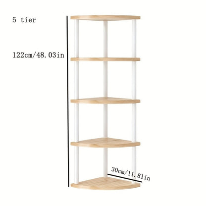 Multi-Tier Freestanding Bookshelf, Home Library Organizer for Organized Everyday Storage detail image - detail view 7
