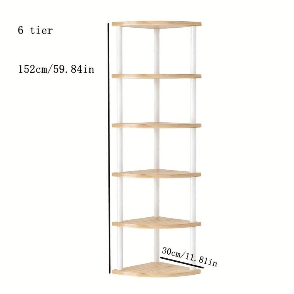 Multi-Tier Freestanding Bookshelf, Home Library Organizer for Organized Everyday Storage detail image - detail view 9