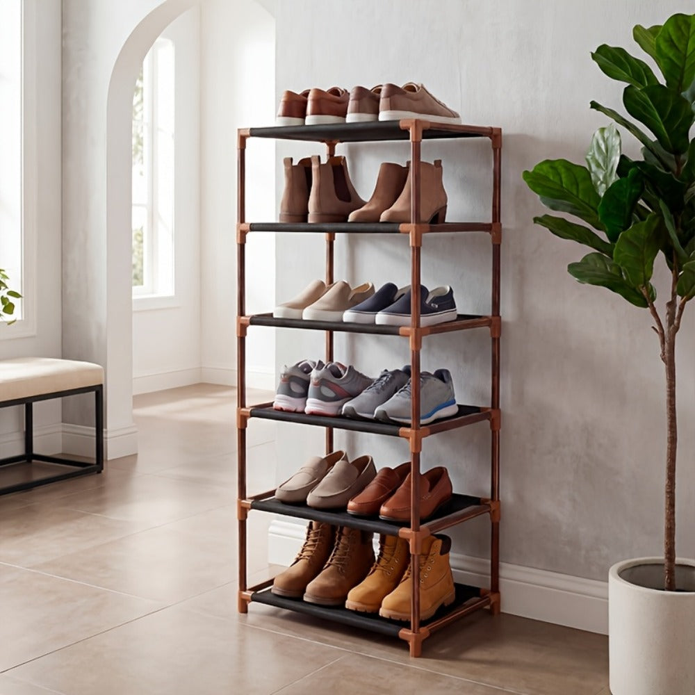 Multi-Tier Space-Saving Shoe Rack with Tool-Free Assembly for Organized Everyday Storage detail image - detail view 10
