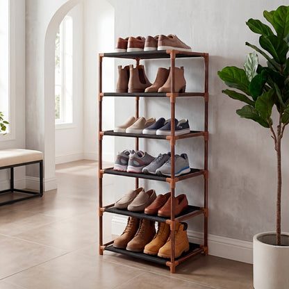 Multi-Tier Space-Saving Shoe Rack with Tool-Free Assembly for Organized Everyday Storage detail image - detail view 10
