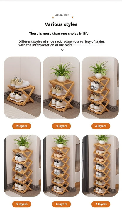 Multi-Tier Space-Saving Shoe Rack with Tool-Free Assembly for Organized Everyday Storage detail image - detail view 14
