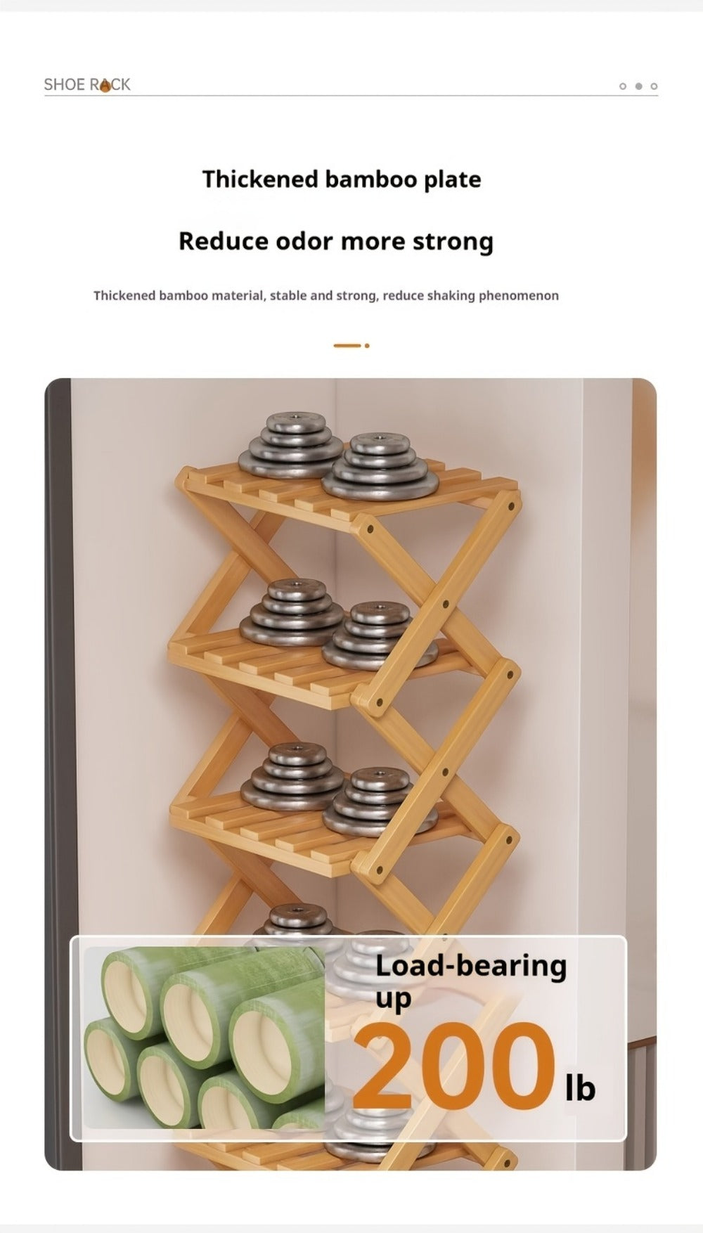 Multi-Tier Space-Saving Shoe Rack with Tool-Free Assembly for Organized Everyday Storage detail image - detail view 16