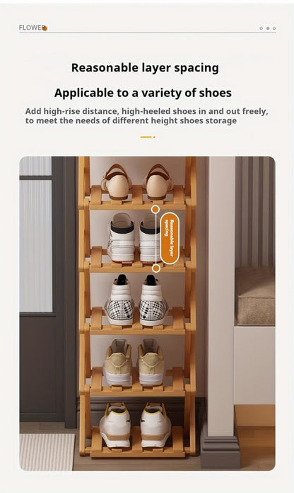 Multi-Tier Space-Saving Shoe Rack with Tool-Free Assembly for Organized Everyday Storage detail image - detail view 18