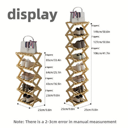 Multi-Tier Space-Saving Shoe Rack with Tool-Free Assembly for Organized Everyday Storage detail image - detail view 4